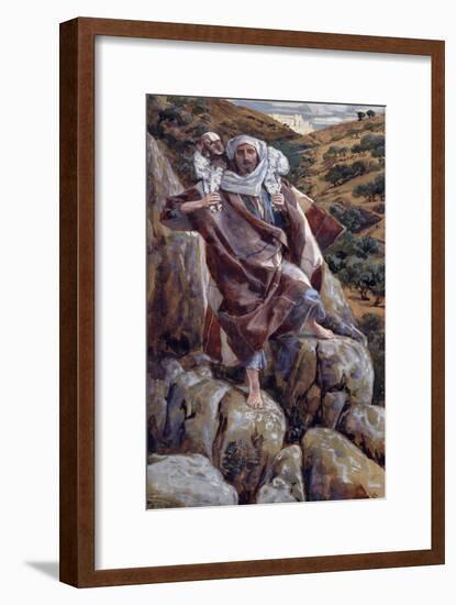 The Good Shepherd, Illustration for 'The Life of Christ', C.1886-94-James Tissot-Framed Giclee Print