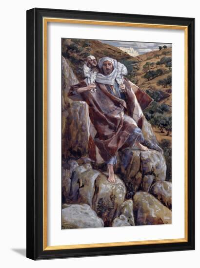 The Good Shepherd, Illustration for 'The Life of Christ', C.1886-94-James Tissot-Framed Giclee Print