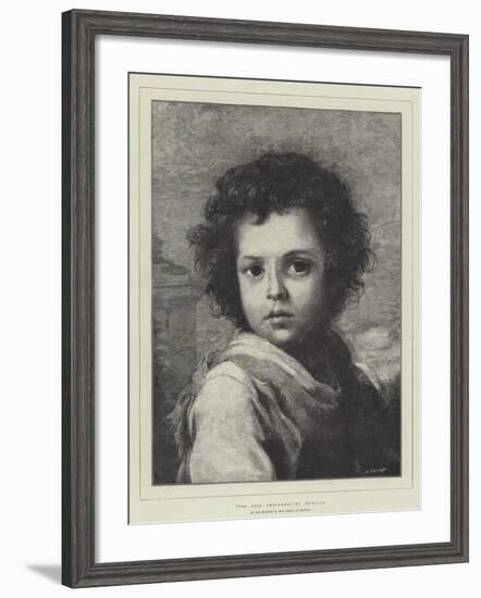 The Good Shepherd, in the Museum of the Prado at Madrid-Bartolome Esteban Murillo-Framed Giclee Print