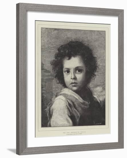 The Good Shepherd, in the Museum of the Prado at Madrid-Bartolome Esteban Murillo-Framed Giclee Print