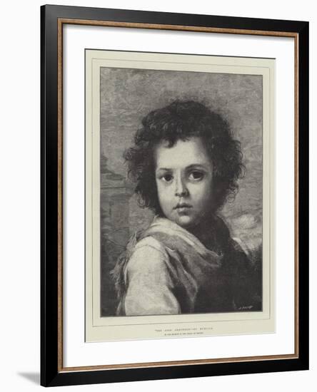 The Good Shepherd, in the Museum of the Prado at Madrid-Bartolome Esteban Murillo-Framed Giclee Print