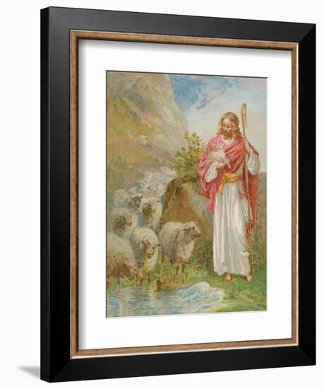 The Good Shepherd-null-Framed Giclee Print