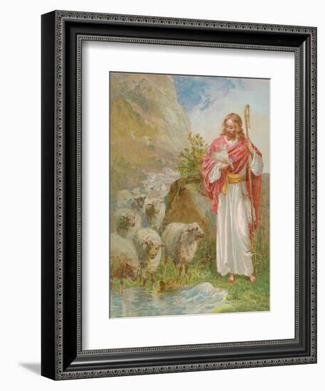 The Good Shepherd-null-Framed Giclee Print