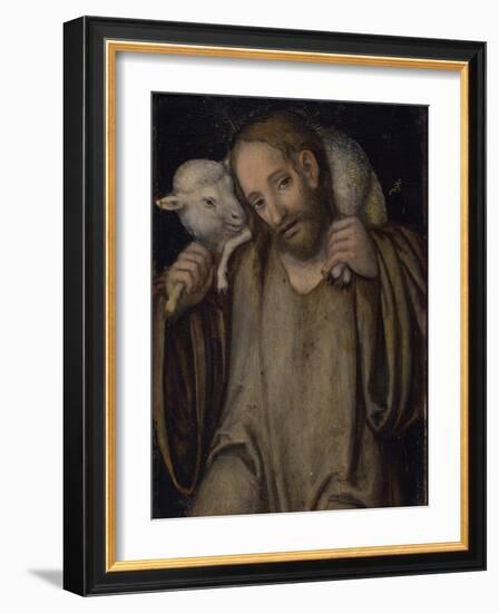 The Good Shepherd-Lucas Cranach the Elder-Framed Giclee Print