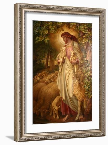 The Good Shepherd-Frederick James Shields-Framed Giclee Print