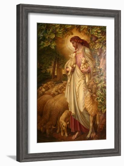 The Good Shepherd-Frederick James Shields-Framed Giclee Print