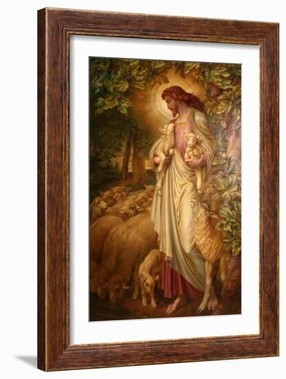 The Good Shepherd-Frederick James Shields-Framed Giclee Print