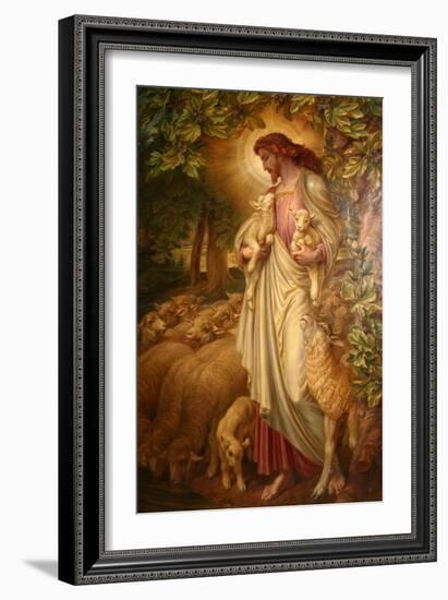 The Good Shepherd-Frederick James Shields-Framed Giclee Print