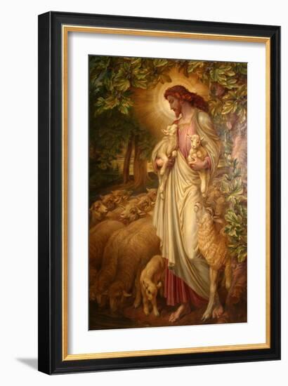 The Good Shepherd-Frederick James Shields-Framed Giclee Print