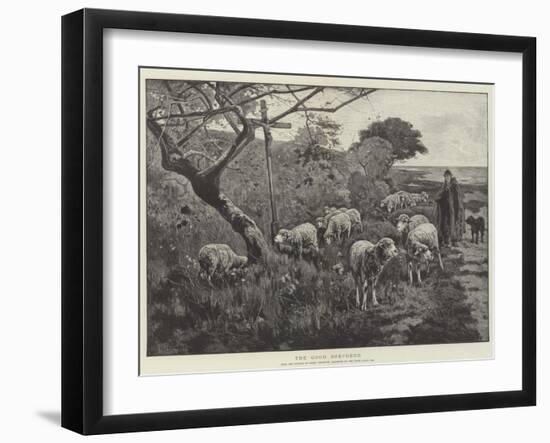 The Good Shepherd-null-Framed Giclee Print