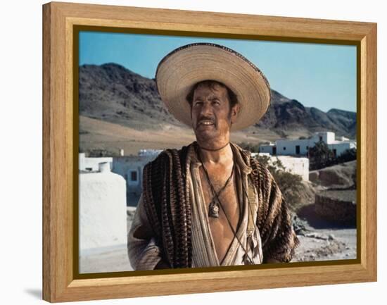 THE GOOD THE BAD AND THE UGLY, 1966 directed by SERGIO LEONEEli Wallach (photo)-null-Framed Stretched Canvas