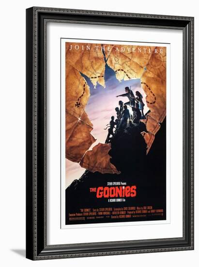 THE GOONIES [1985], directed by RICHARD DONNER.-null-Framed Giclee Print