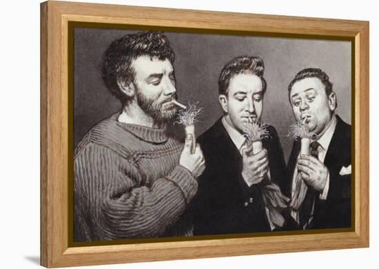 The Goons: Spike Milligan, Peter Sellers, Harry Secombe-Pat Nicolle-Framed Premier Image Canvas