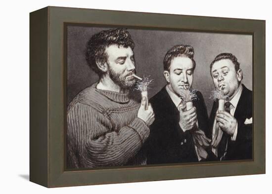 The Goons: Spike Milligan, Peter Sellers, Harry Secombe-Pat Nicolle-Framed Premier Image Canvas