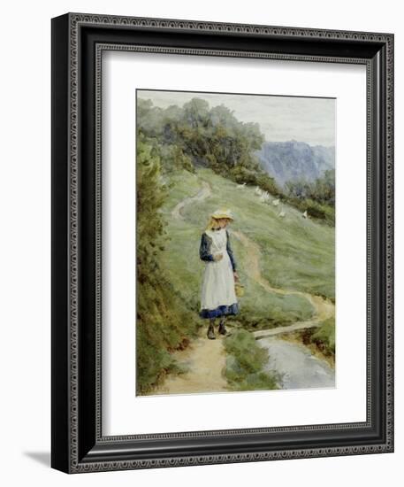 The Goose-Girl-Helen Allingham-Framed Giclee Print