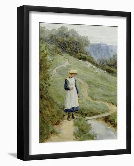 The Goose-Girl-Helen Allingham-Framed Giclee Print