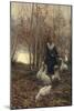 The Goose Maiden-Brittany, 1881-Alfred Edward Emslie-Mounted Giclee Print
