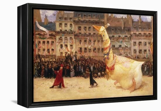 The Goose of the Republic-Jean Veber-Framed Premier Image Canvas