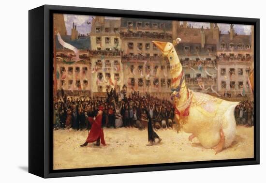 The Goose of the Republic-Jean Veber-Framed Premier Image Canvas