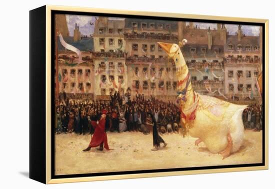 The Goose of the Republic-Jean Veber-Framed Premier Image Canvas