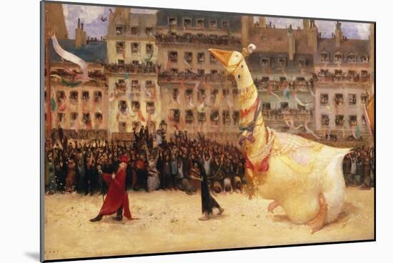 The Goose of the Republic-Jean Veber-Mounted Giclee Print