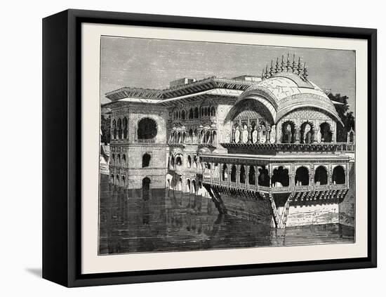 The Gopal Bhowan in the Palace of Digh, India-null-Framed Premier Image Canvas