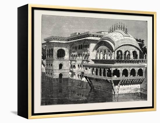The Gopal Bhowan in the Palace of Digh, India-null-Framed Premier Image Canvas