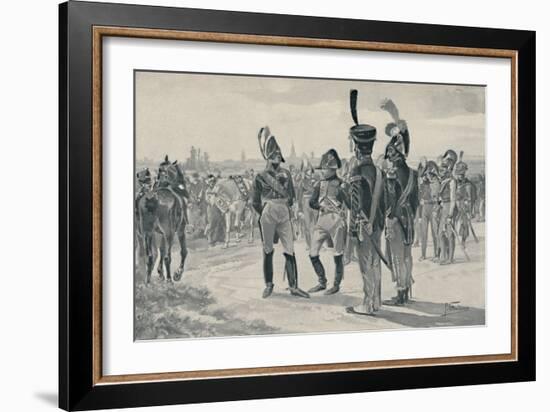 'The Gorgeous Drum-Majors', 1896-Unknown-Framed Giclee Print