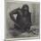 The Gorilla at the Zoological Society's Gardens-Charles Whymper-Mounted Giclee Print