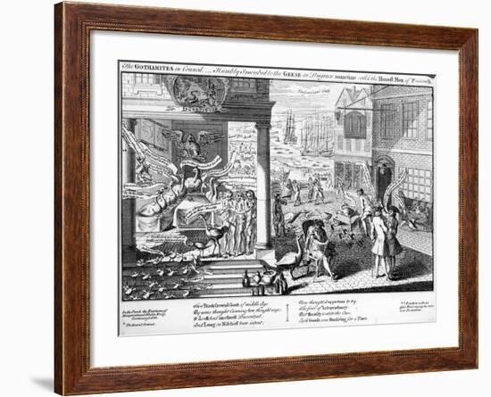 The Gothamites in Council, 1761-null-Framed Giclee Print