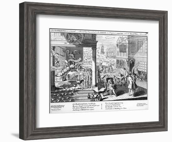 The Gothamites in Council, 1761-null-Framed Giclee Print