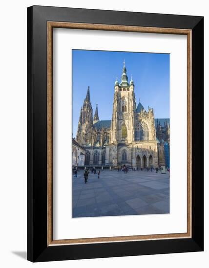 The gothic Cathedral of St. Vitus, Old Town Square, UNESCO World Heritage Site, Prague, Czech Repub-Roberto Moiola-Framed Photographic Print