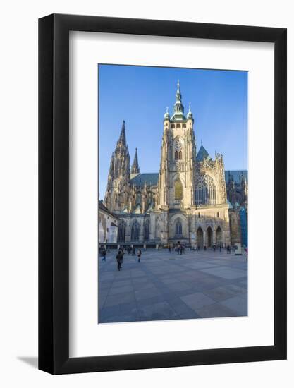 The gothic Cathedral of St. Vitus, Old Town Square, UNESCO World Heritage Site, Prague, Czech Repub-Roberto Moiola-Framed Photographic Print