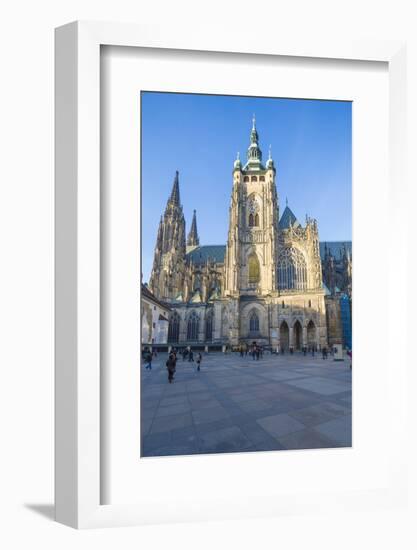 The gothic Cathedral of St. Vitus, Old Town Square, UNESCO World Heritage Site, Prague, Czech Repub-Roberto Moiola-Framed Photographic Print