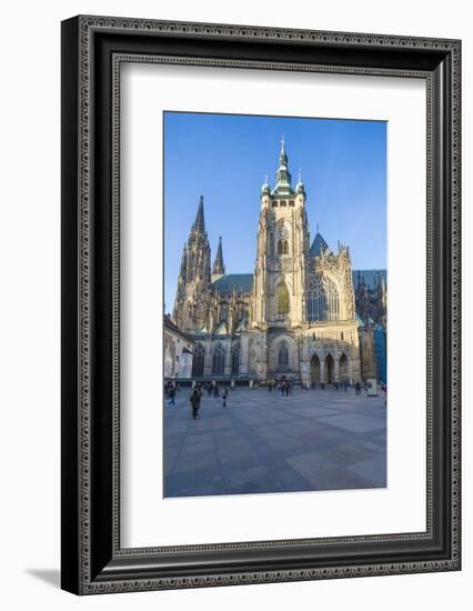 The gothic Cathedral of St. Vitus, Old Town Square, UNESCO World Heritage Site, Prague, Czech Repub-Roberto Moiola-Framed Photographic Print