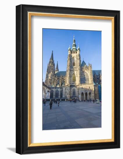 The gothic Cathedral of St. Vitus, Old Town Square, UNESCO World Heritage Site, Prague, Czech Repub-Roberto Moiola-Framed Photographic Print