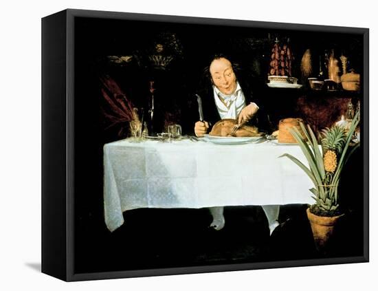 The Gourmand-Louis Leopold Boilly-Framed Premier Image Canvas