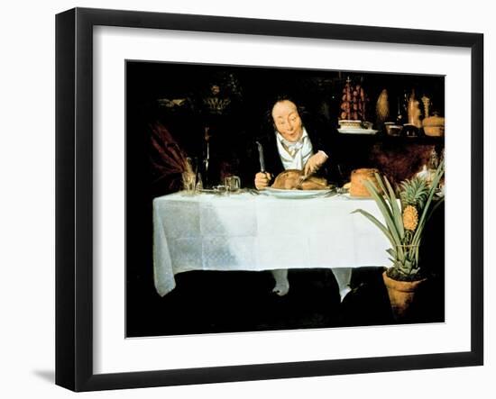 The Gourmand-Louis Leopold Boilly-Framed Giclee Print
