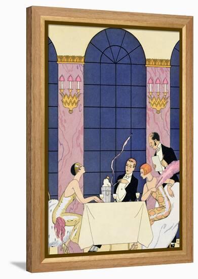 The Gourmands, 1920-30-Georges Barbier-Framed Premier Image Canvas