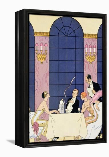 The Gourmands, 1920-30-Georges Barbier-Framed Premier Image Canvas