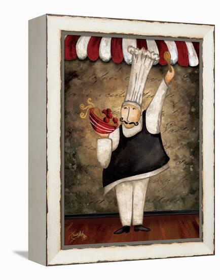 The Gourmets IV-Elizabeth Medley-Framed Stretched Canvas