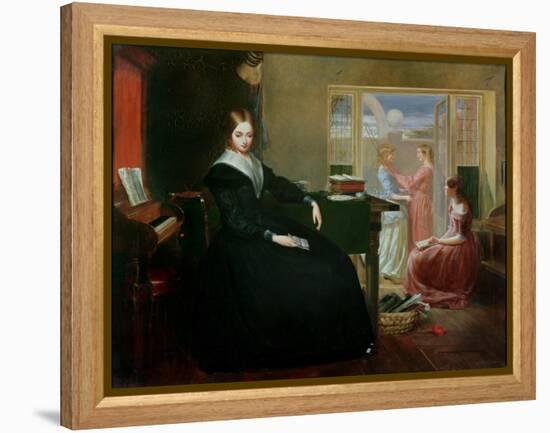 The Governess, 1844-Richard Redgrave-Framed Premier Image Canvas