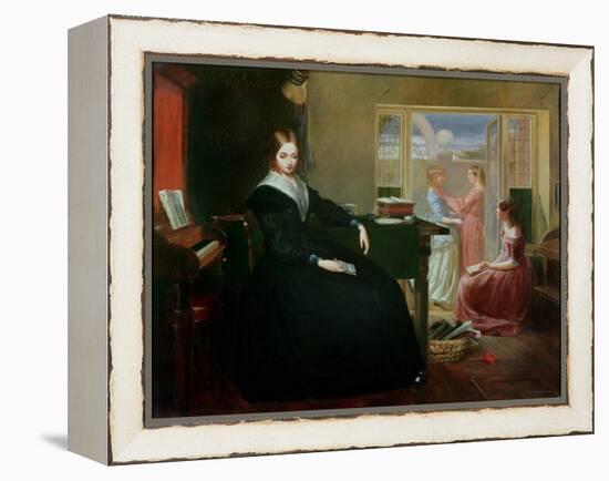 The Governess, 1844-Richard Redgrave-Framed Premier Image Canvas