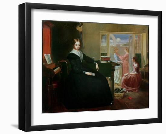 The Governess, 1844-Richard Redgrave-Framed Giclee Print