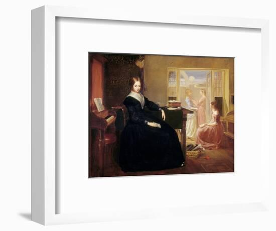 The Governess, c.1844-Richard Redgrave-Framed Premium Giclee Print