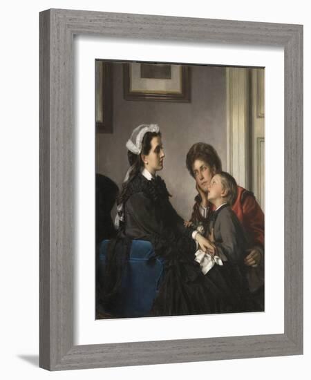 The Governess, C.1865-70 (Oil on Canvas)-Alexandre Cabanel-Framed Giclee Print