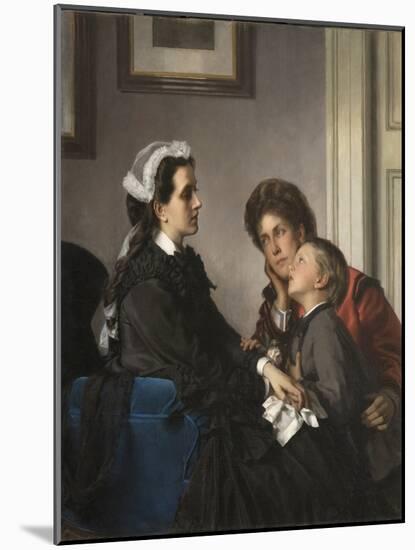 The Governess, C.1865-70 (Oil on Canvas)-Alexandre Cabanel-Mounted Giclee Print
