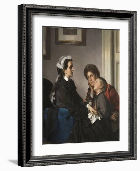The Governess, C.1865-70 (Oil on Canvas)-Alexandre Cabanel-Framed Giclee Print