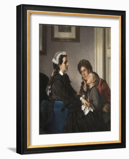 The Governess, C.1865-70 (Oil on Canvas)-Alexandre Cabanel-Framed Giclee Print