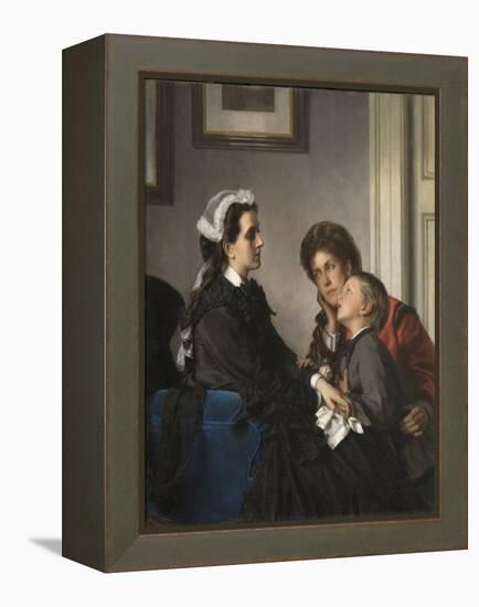 The Governess, C.1865-70 (Oil on Canvas)-Alexandre Cabanel-Framed Premier Image Canvas